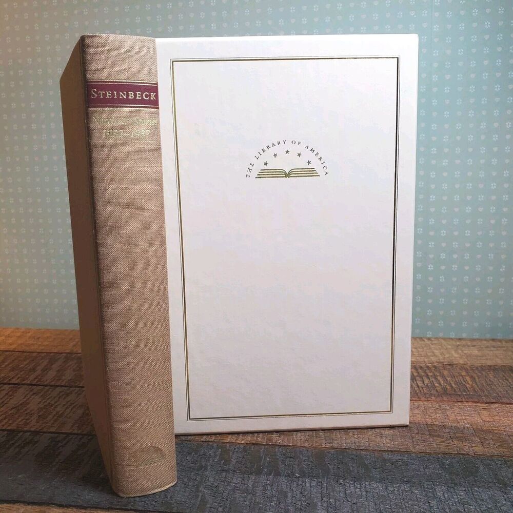 The Library of America John Steinbeck Novels 1942-1952 Book Hardcover Slipcover